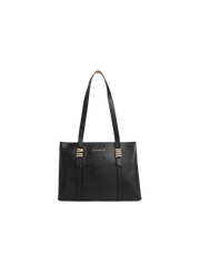 Caprese Roma Medium Black Tote Bag