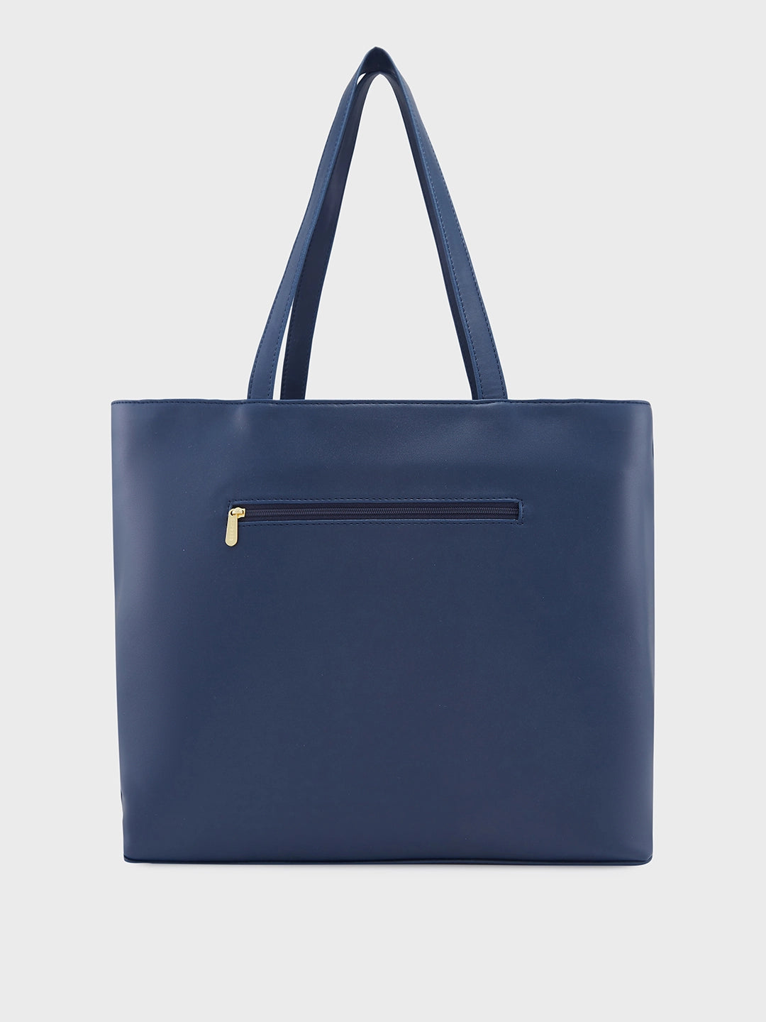 Buy Caprese Sabreen Large Blue Navy Tote Bag @ 1499 | Caprese Bags