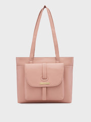 Caprese Sabeera Large Blush Tote Bag