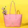 Caprese Sabeena Laptop Tote Large Pink