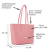 Caprese Sabeena Laptop Tote Large Pink