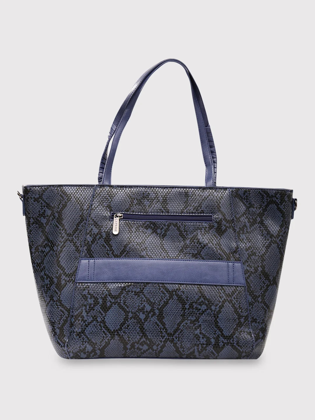 Buy Caprese Saylor Large Blue Laptop Tote @ 1259 | Caprese Bags