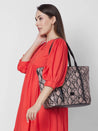 Caprese Saylor Laptop Tote Large Pink