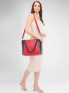 Caprese Shelby Laptop Tote Large Red