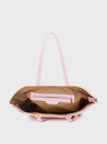Caprese Shanaya Tote Large Printed Womens Office Handbag Pink