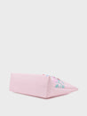 Caprese Shanaya Tote Large Printed Womens Office Handbag Pink