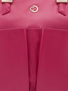 Caprese Shanaya Tote Medium Printed Womens Office Handbag Burgundy