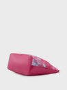 Caprese Shanaya Tote Medium Printed Womens Office Handbag Burgundy