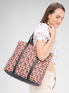 Caprese Susan Tote Large Womens Handbag Orange