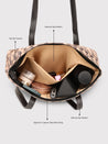 Caprese Susan Tote Large Womens Handbag Tan