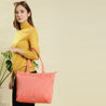 Caprese Symona Tote Large Coral