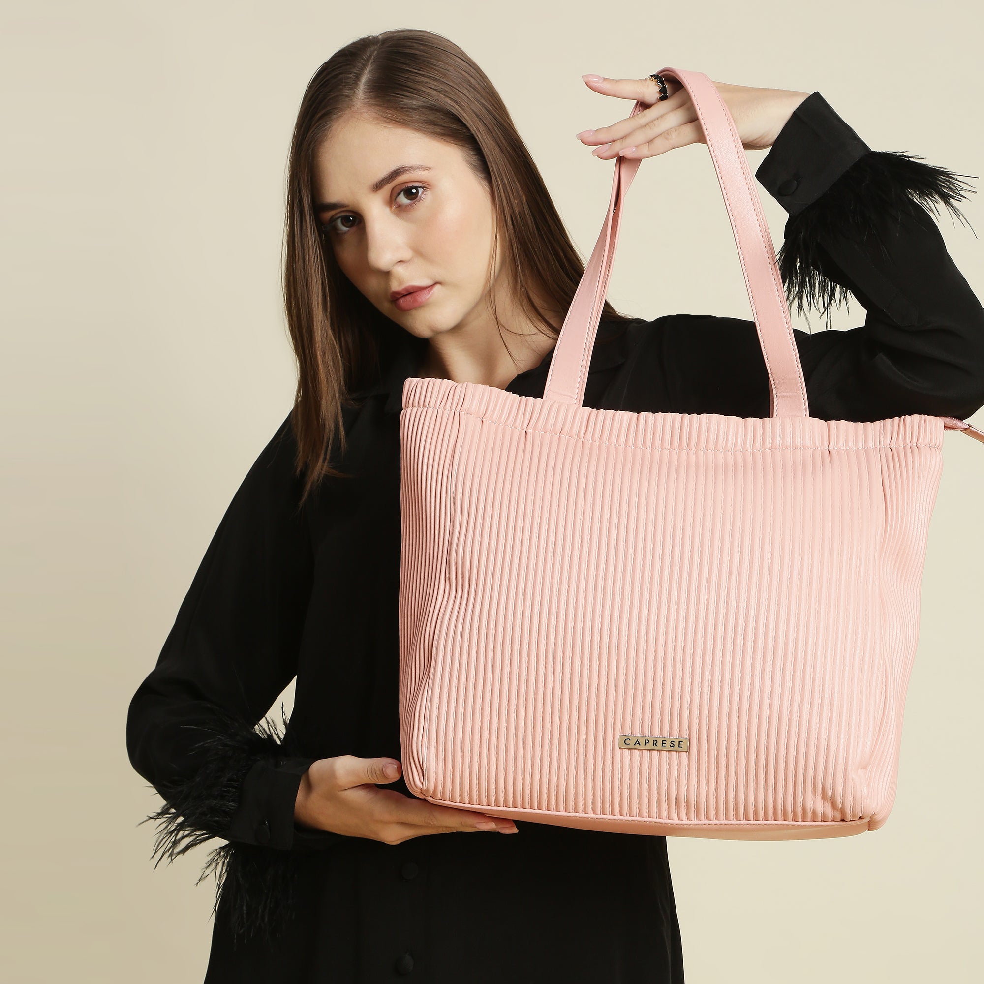 Buy Caprese Yellow Textured Medium Shoulder Bag Online At Best Price @ Tata  CLiQ