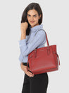 Caprese Tasha Tote Medium Maroon