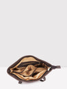 Caprese Tresna Embroidery Tote Handbag Brown