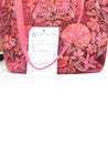 Caprese Tresna Embroidery Tote Handbag Maroon