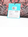 Caprese Tresna Embroidery Laptop Tote Handbag Brown