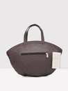 Caprese Tresna Embroidery Tote Handbag Brown