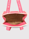 Caprese Trinity Tote Medium Solid Women'S Office Handbag Fuchsia