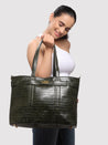 Caprese Treza Laptop Tote Large Olive