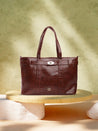 Caprese Treza Laptop Tote Large Tan