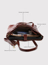 Caprese Treza Laptop Tote Large Tan