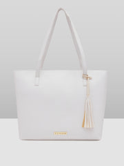 Caprese Vinci Medium Beige Tote Bag