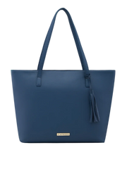 Caprese Vinci Medium Blue Tote Bag