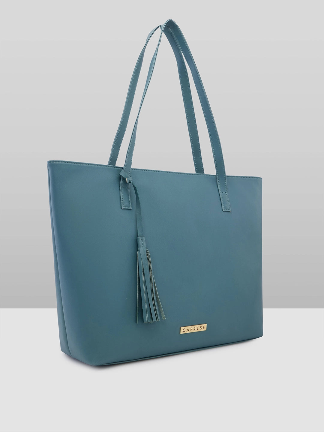 Caprese Vinci Medium Green Tote Bag