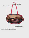 Caprese Vanessa Tote Large Fuchsia