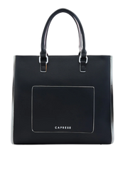 Caprese Vivian Medium Black Tote Bag