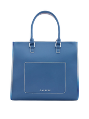 Caprese Vivian Medium Blue Tote Bag