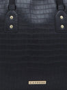 Caprese Westwood Medium Tote Croco Faux Leather For Women Black
