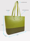 Caprese Zeta Laptop Tote Large Olive