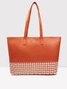 Caprese Zeta Laptop Tote Large Tan