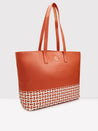 Caprese Zeta Laptop Tote Large Tan