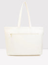 Caprese Zeta Laptop Tote Large Vanila