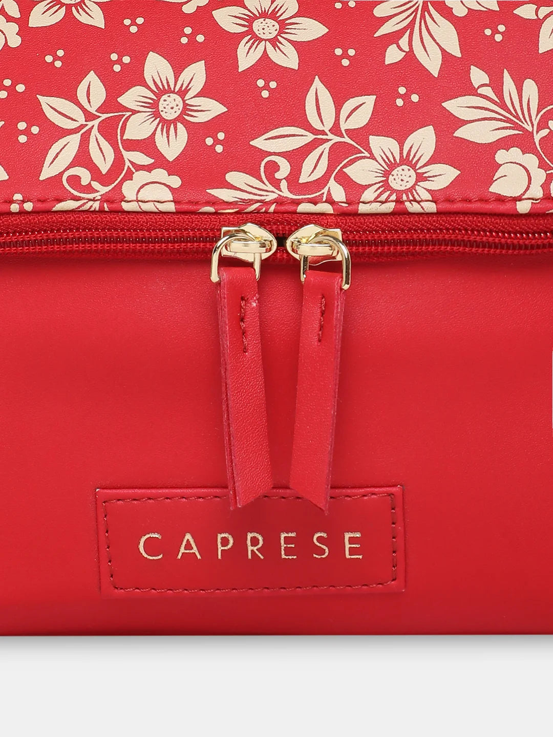 Caprese Bonita Vanity Case Medium Maroon Caprese Bags