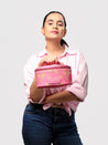 Caprese Teresa Vanity Case Small Fuchsia