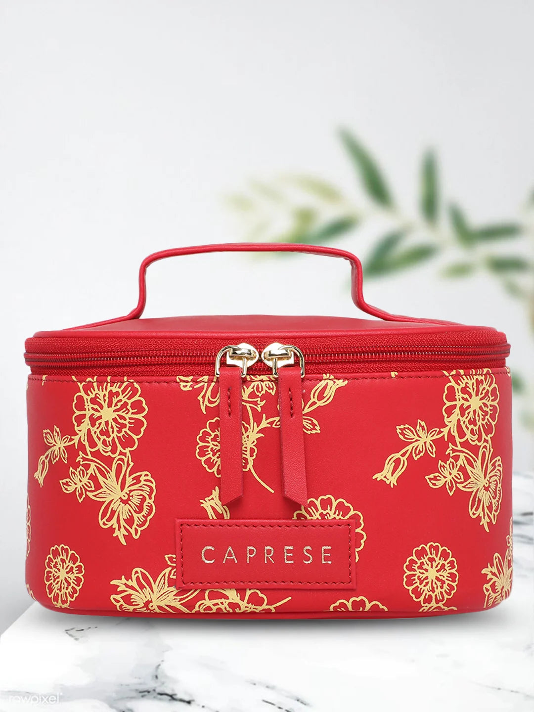 Buy Caprese Teresa Small Red Vanity Case Caprese Bags