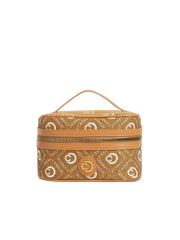 Caprese Florida Small Tan Vanity Bag