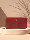 Caprese Avery Zip Around Wallet Large Bordeaux