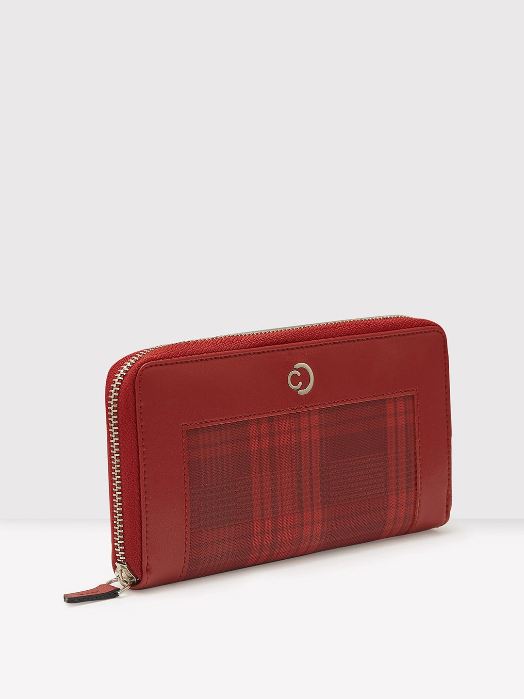 Caprese Avery Zip Around Wallet Large Bordeaux