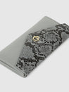 Caprese Bluma Flapover Wallet Large Grey