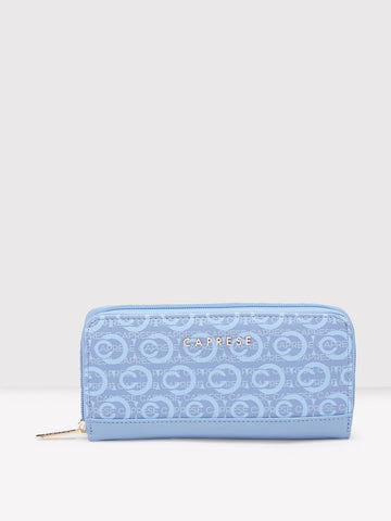 Caprese Cleo Medium Powder Blue Wallet