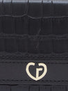 Caprese Dorrita Flapover Wallet Medium Black