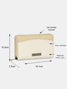 Caprese Dorrita Zip Around Wallet Medium Beige