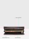 Caprese Dara Flap Wallet Medium Brown