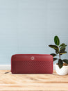 Caprese Emma Wallet Large Zip Around Bordeaux