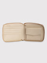 Caprese Emma Wallet Small Zip Around Beige