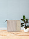 Caprese Emma Wallet Small Zip Around Beige
